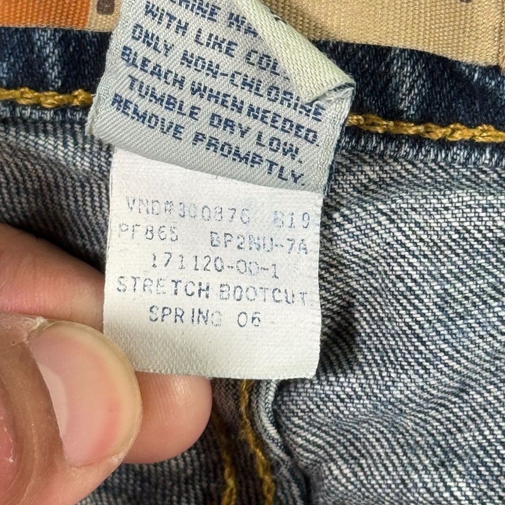 Vintage Old Navy Bootcut Jeans Womens 10 Regular Blue Lightwash Just Below Waist - Picture 8 of 14
